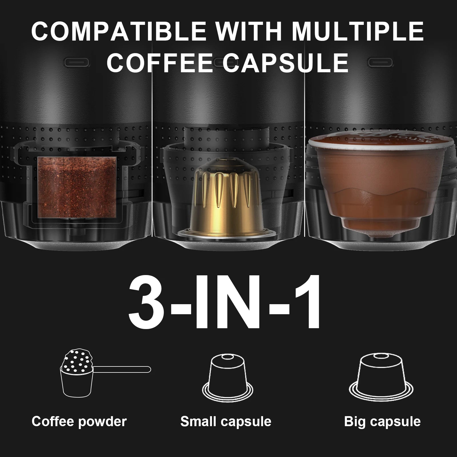 Alkudo™ Portable Coffee Machine
